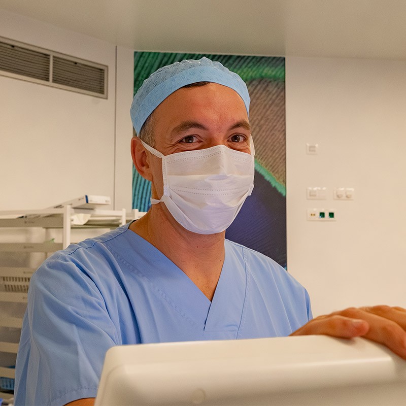 Le Docteur Matthieu Clanet, anesthésiste au CHIREC Delta  